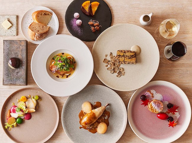 秋のディナーコース "Menu Automne"「ムニュー オトンヌ」